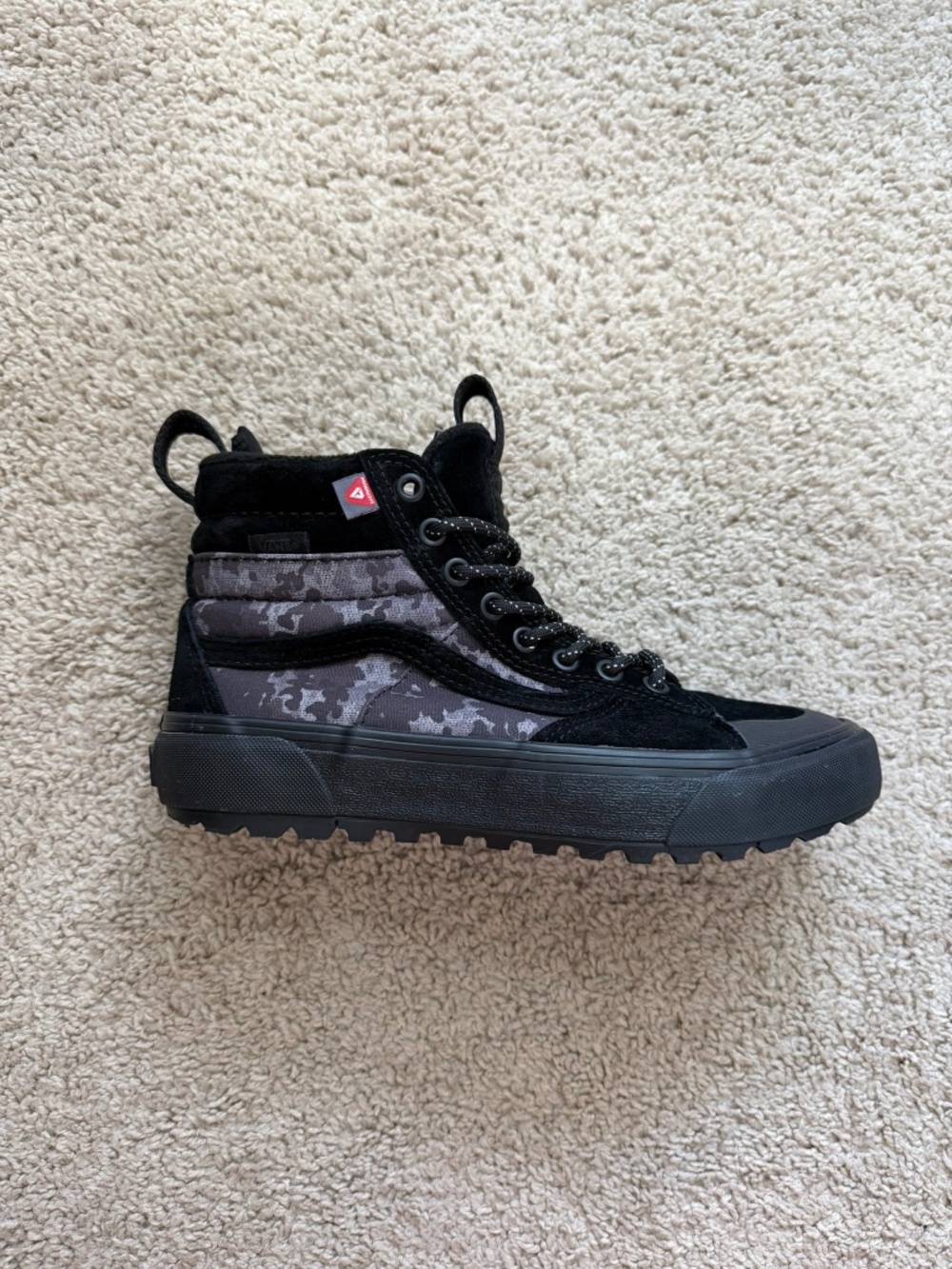 Vans Sk8-Hi MTE HydroGuard 360 High Top Sneakers Black Grey Camouflage Size 8